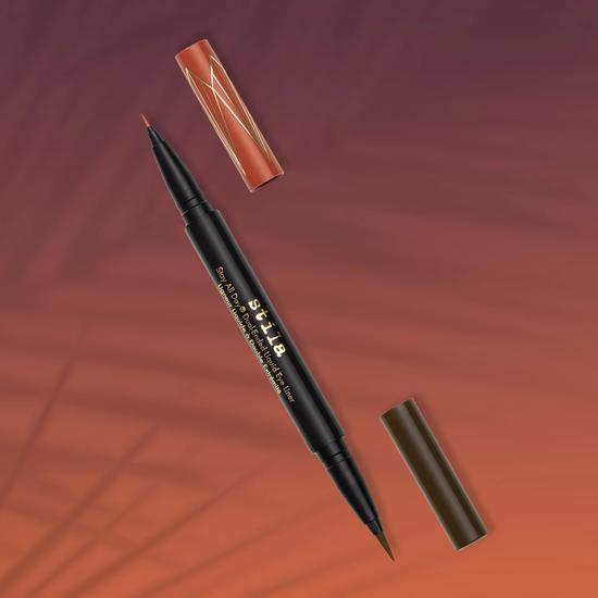 Stila Stay All Day Dual-Ended Liquid Eyeliner Intense Black/Snow